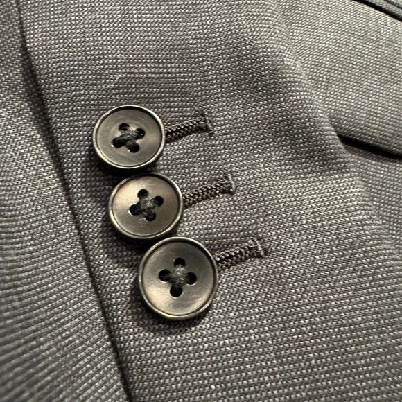 Theory Sport Coat Mens 42 R Gray Modern 2 Button Blazer Jacket Lined Performance